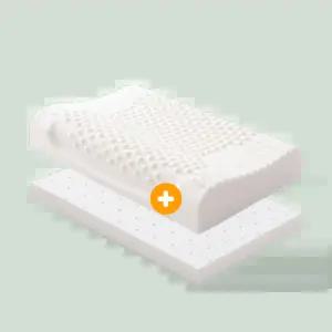 천연라텍스 고높이 목베개 통기성 성인용 17cm