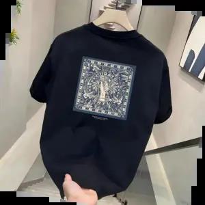 여성면티 남녀공용 도톰 끝판 순면 그래픽 반팔 티셔츠 300g