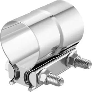 이블 에너지 2인치 배기 클램프 파이프 머플러 촉매 변환기용 랩 조인트 밴드 스테인리스 스틸(1PCS