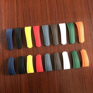 호환상품 데이토나 서브마리너 GMT 요트 마스터용 소프트 천연 고무 시계 밴드 롤렉스 스트랩 오이스터플렉