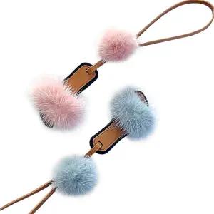 밍크 뮬 가방악세사리 참장식 AC20-004(6COR)키홀더 장식품 백링 태슬링 슬백 핸드백 폭스 고리 폼고리 장