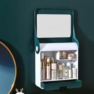 벽걸이 화장실 거울 수납함 메이크업 박스 정리대