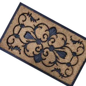 수공예 코코넛 발매트 무늬 현관매트 현관매트 야자섬유 코코넛매트 클래식