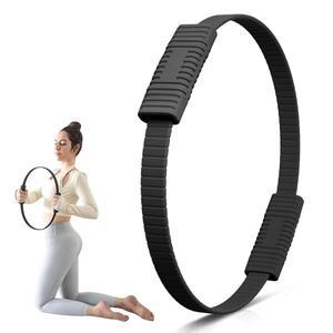 Zmarthumb 필라테스 링, 13.5인치 실리콘 매직 피트니스 서클, 듀얼 그립, 가볍고 내구성이 뛰어난 유연 저항 운동 장비로 팔, 허벅지, 다리, 코어를 단련할 수 있습니다