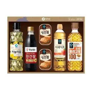 청정원 스페셜S호 4세트 (1박스) 선물세트 명절 추석 선물세트 대량구매 카놀라유 간장 햄