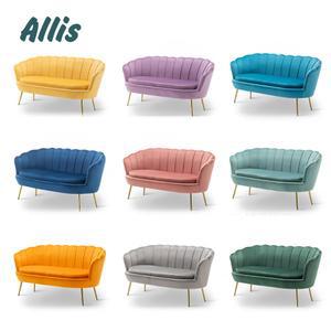 샤크팡 골드 소파 3인용 옷가게 벨벳 1인용 패브릭쇼파 2인용