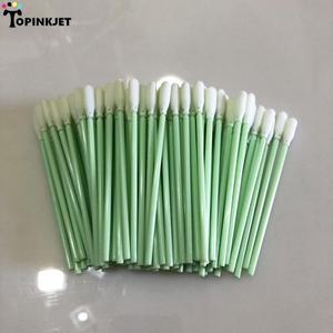 렌즈 전자 산업 프린트 헤드 청소 도구 100pcs 코튼 마이크로 폼