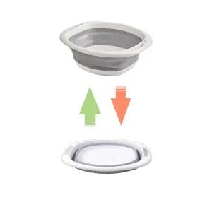 다용도 접이식 세수새아 고무대야 소형 세숫대아 세수대야 폴딩세숫대아