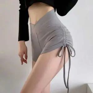 여성용 운동 숏팬츠 셔링 반바지