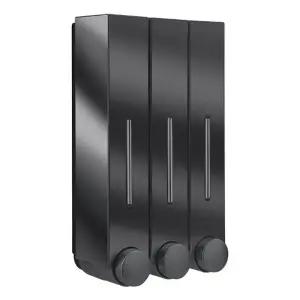 벽걸이 샴푸 디스펜서 3구 물비누 세제통 호텔용 세트