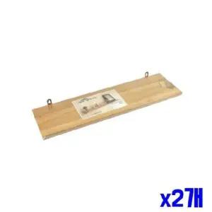 bns SM)인테리어 원목 일자선반 600mm x2개 수납선반 DIY 다용도선반 5단 3단 4단 수납선반