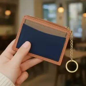 클로닛 슬림 카드지갑 오렌지 남자지갑 남성지갑 인조가죽지갑 미니지갑 남성지갑