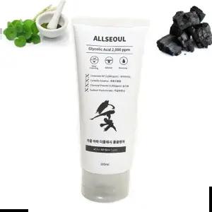얼굴모낭충 숯 아하 시카 모공 각질 제거 폼 클렌징 얼굴 개기름