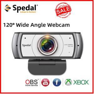 Spedal C920Pro 120 ° 광각 웹캠 1080P 풀 HD 마이크 포함 USB 화상 회의 노트북 컴퓨터 맥 PC용