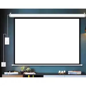 액자형 전동 스크린 120인치 빔스크린 사무실