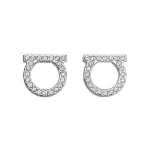 26SS 간치니 크리스탈 라지 이어링 실버 76-0122 0696574