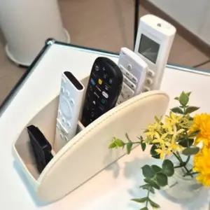 ( )다용도 칸막이 가죽 꽂이 리모컨 보관함 거치대 정리함