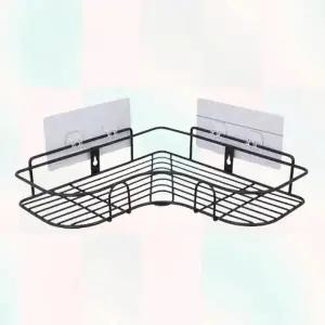 공중부양 욕실 코너선반 화장실 정리대 샴푸 비누 흡착