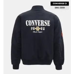 [컨버스](광주신세계)MCJ127-023 남성 여성 봄버 패디드 항공 점퍼 봄잠바 바람막이 재킷 블랙