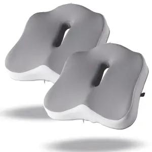 BNS 무중력 구름방석 허리 쿠션 바른 자세 사무실 학생 의자 방석 (2세트/4세트)