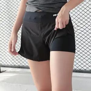 4컬러 여성 배색 밴딩 트레이닝복 반바지 운동복 쇼츠 FT018