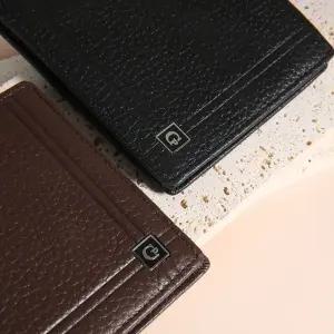 중후한멋완성 부드러운가죽터치 남성반지갑 카드지폐선물용 블랙