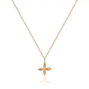 18K 네츄럴 리프 체인 목걸이 MNN38607