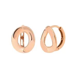 18K 볼드 체인 귀걸이 한쌍 JNE36294