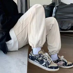 남성 캐주얼 바지 루즈핏 밴딩 팬츠 힙한 패션 코디 Ibl6+7IZs