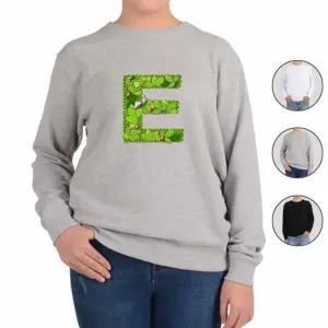 맨투맨 프린팅티셔츠 알파벳 이 E IyD9+5orC