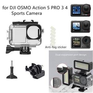 40M 다이빙 쉘 보호 상자 DJI OSMO Action 5 PRO 3 4 스포츠 카메라 방진 낙하 방지 하우징 용 방수 케이스