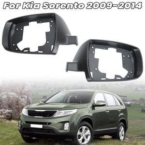 Kia Sorento 용 사이드 도어 백미러 프레임 2009 블랙 윙 자동차 액세서리