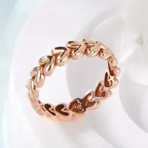 18K 통통 하트 올밴드 할로우링 반지 SRS42395