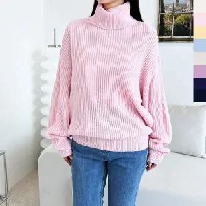 CAT BQ71NE63 1079 여자 빅사이즈 여리핏하찌목폴라니트