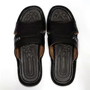 국산 남성슬리퍼 사무실슬리퍼 이글 블랙 (3.5CM)