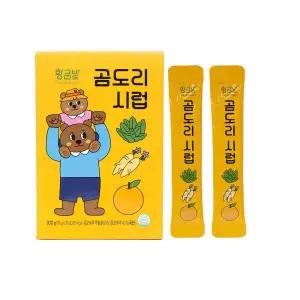 황금밭 곰도리 시럽 10mlx30팩 / 곰보배추 도라지 배 스틱