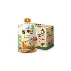맘마밀 녹황야채소고기 100g 10팩/이유식