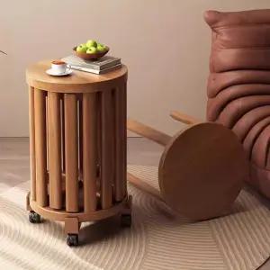 스툴의자 4in1 폴딩 원목스툴 이동식 찜질방 수납