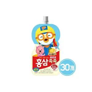 팔도 뽀로로 홍삼쏙쏙 배도라지 100ml x 30개 / 음료수 어린이음료