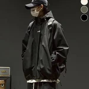 쌍문상회 남성 루즈핏 바람막이 자켓 ELC-9002