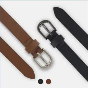 백화점 지오다노 여자 베이직 가죽 레더 벨트 435501