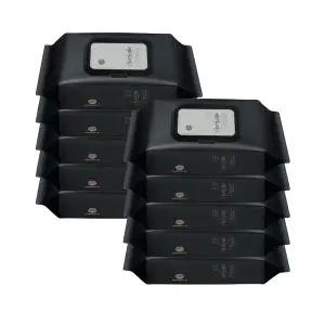 올곧은 고평량 프리미엄 물티슈 캡형 엠보싱 70매 10개 리뉴얼