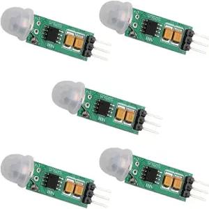스테메두 HCSR505 미니 적외선 PIR 모션 인체 감지 센서 IR 모듈5팩 움직임 초전기 마이크로