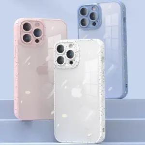 유니블링 아이폰13 pro max 페인팅 카메라보호 투명 젤리케이스