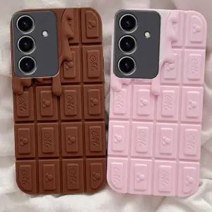 유니블링 갤럭시s25 s24 s23 s22 a32 초콜릿 디자인 젤리케이스