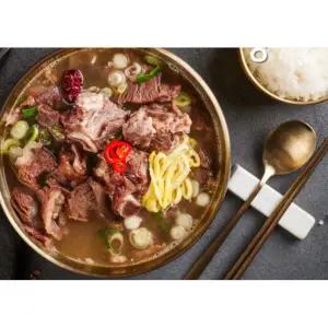 따스한 한끼 왕 소 고기 갈비 갈비탕 육수 국 밀키트