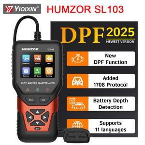 HUMZOR SL103 테스터 자동 OBD 진단 도구 DPF 강제 재생 디젤 가솔린 통합 차량 코드 고장 스캐너