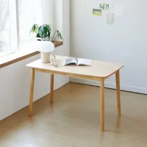 아슬란 4인 1200) 원목 식탁 단품)