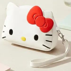 헬로키티 페이스 컬러풀 파우치 화이트 788469치 다용도치 지퍼치 캐릭터치 귀여운치 화장품치