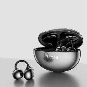 타오미 무선 V6.0 오픈형 블루투스 이어폰 귀걸이형,그레이